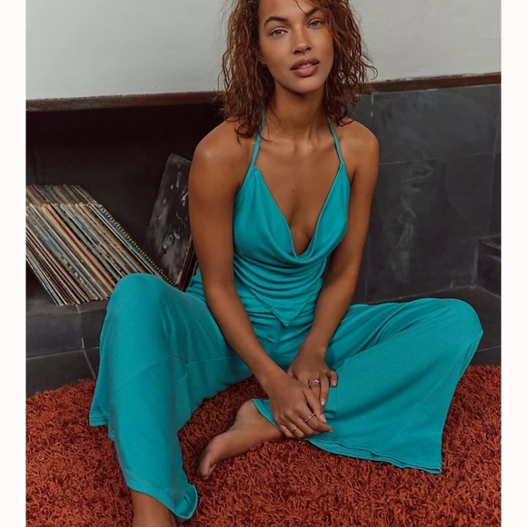 NWOT Free People Beach MacKenzie Pant Knit Set Med - Picture 4 of 9